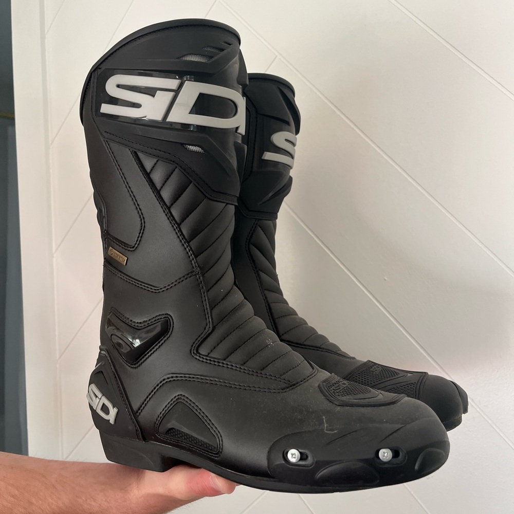 SIDI Black Motorcycle Boots